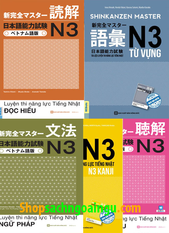 Shinkanzen Master N3 – Trọn Bộ 5 Cuốn - Mcbooks - Nhà Sách Ngoại Ngữ